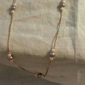 Women's Vintage Avon Gold-toned and Pear; Necklace